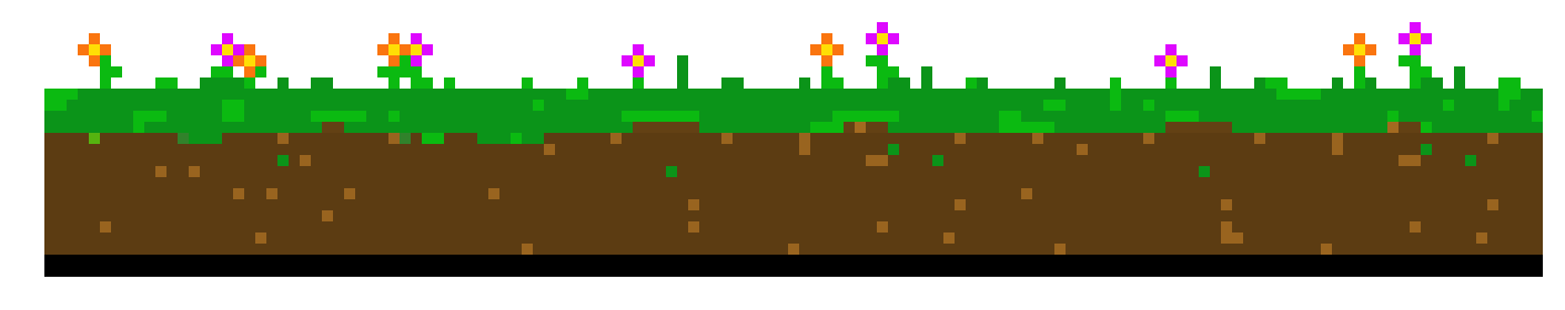[25258e] Pixel Ground Grass