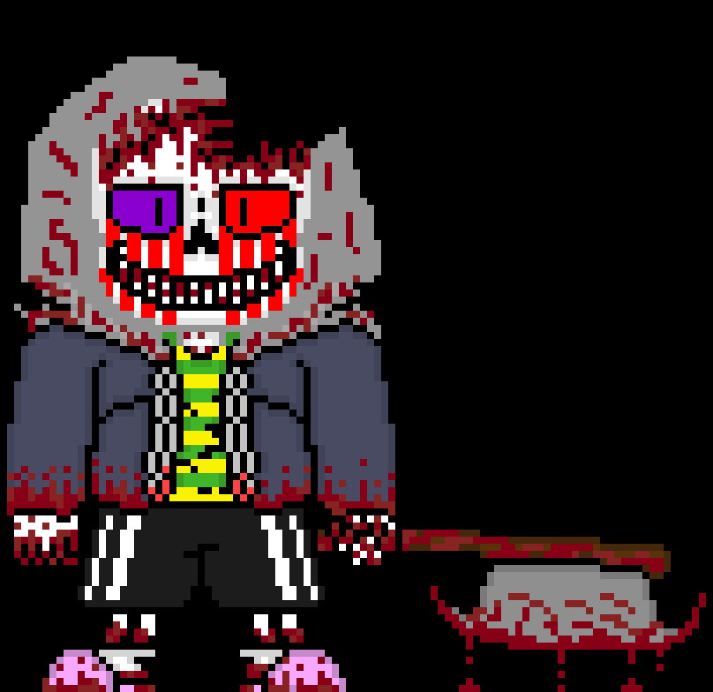 hi im dust terror sans
