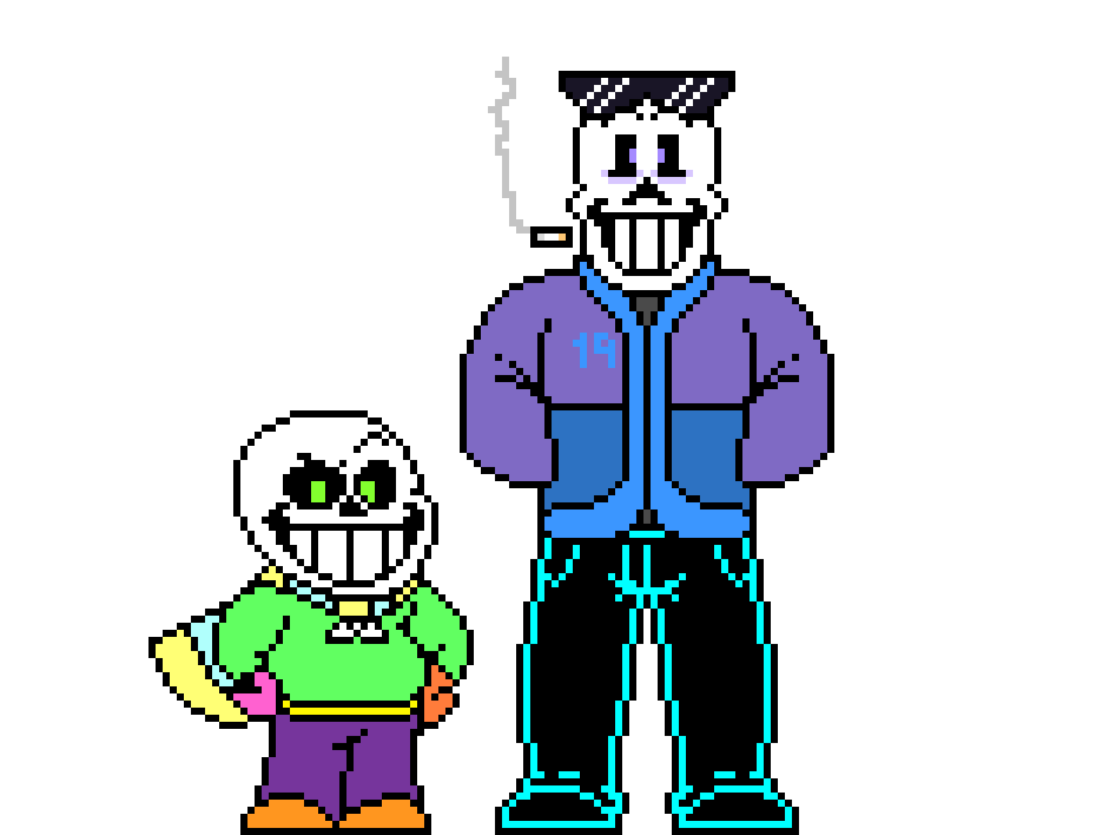 UNDERSWAPPED but it's ro and zed <3