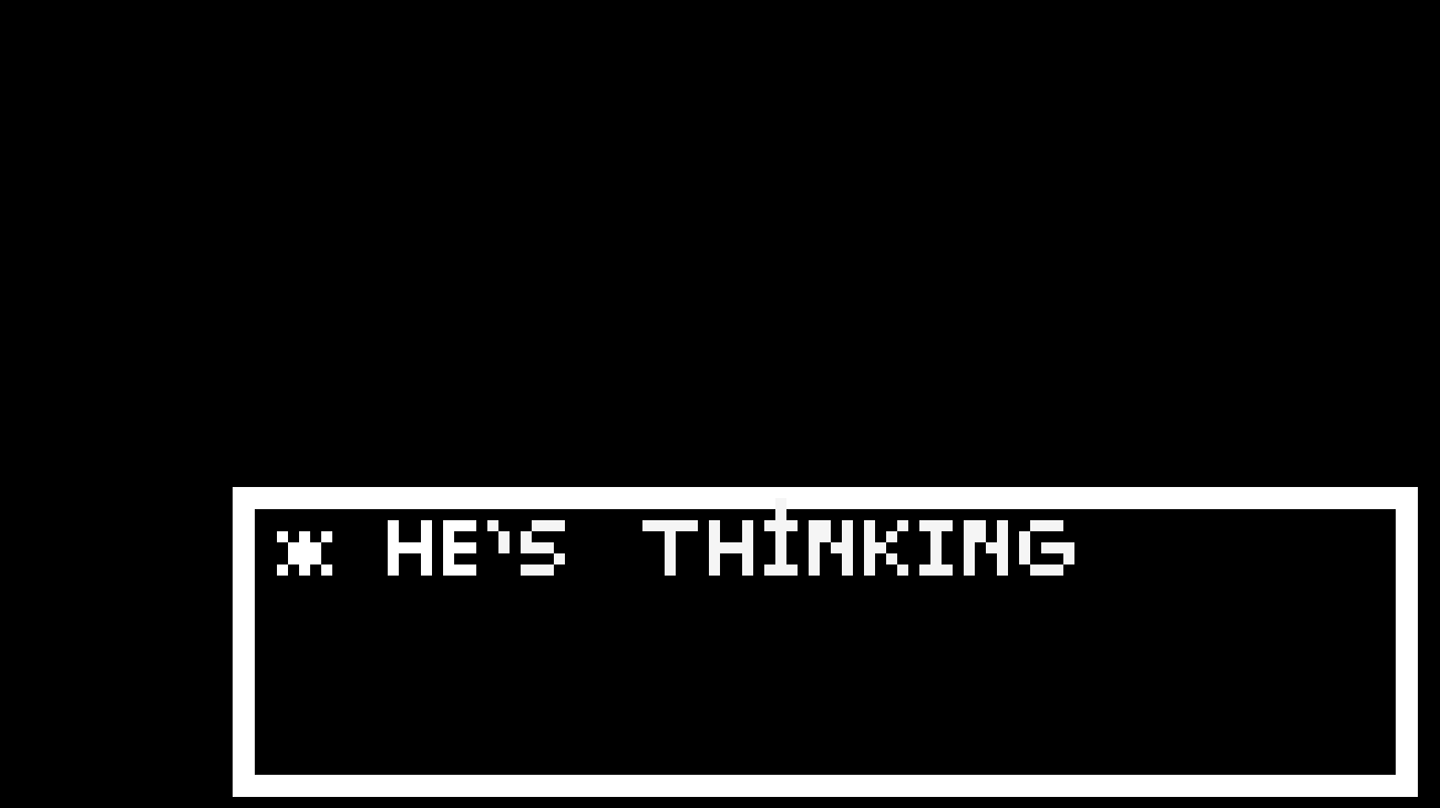 He's Thinking