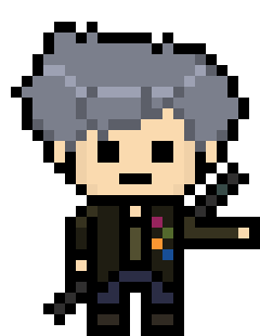 [e37665] anime man
