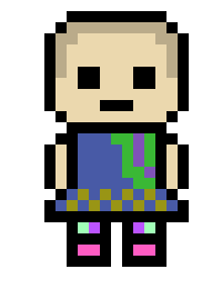 danganronpa pixel sprite base
