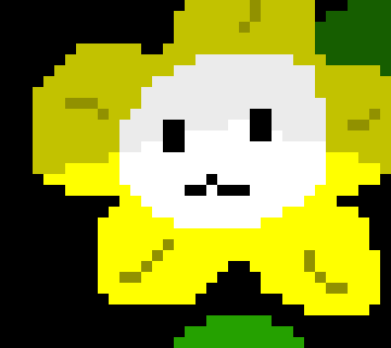 [a34ade] [Flowey appears in front of them, stopping them before they get too close] "Hey, let me deal with this.."
