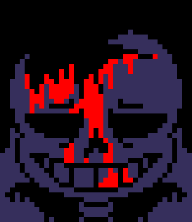 [7ce906] *(Demented blue souls them all out.) -HorrorTale Sans