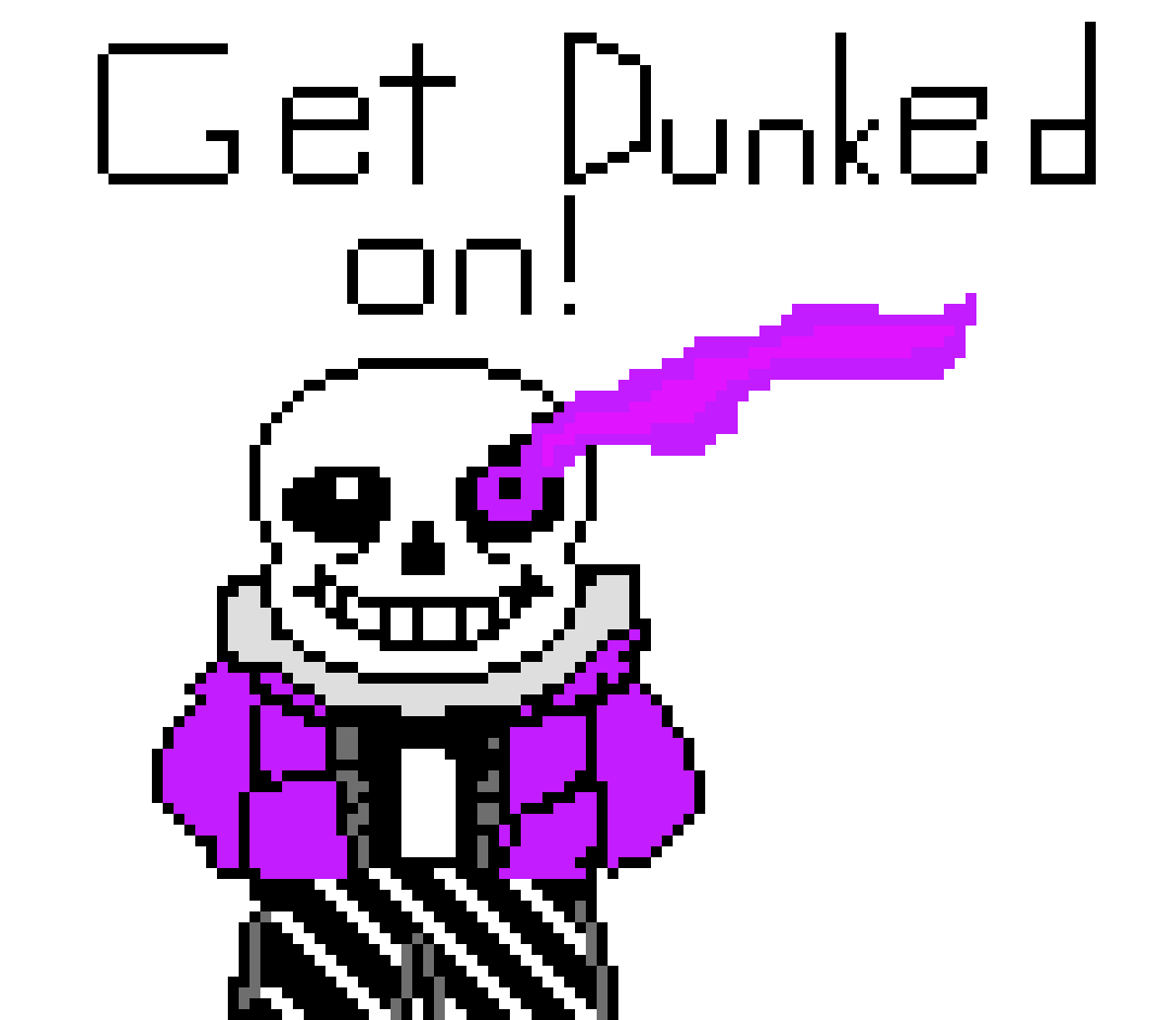 Void Sans's battle sprite