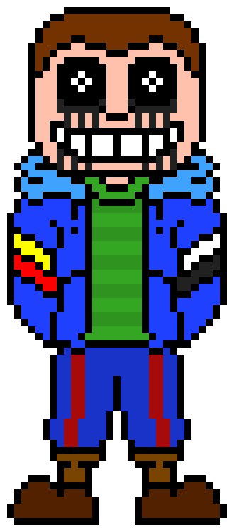 [d6b045] Protector: *He walks somewhere and finds shadow sans* How unfortunate... mr Lawrence *Sammy Pushes him away*  