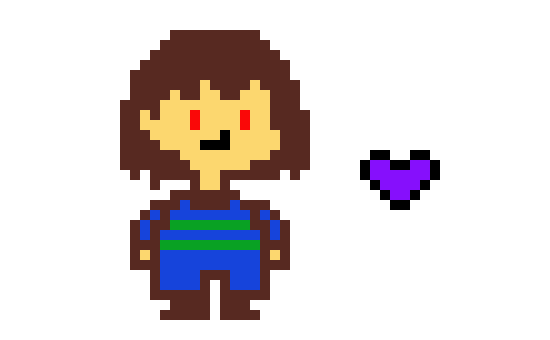[9664c4] V!Frisk(corruped by chara