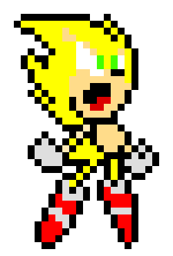 [b31a3f] Super Sonic The Hedgehog