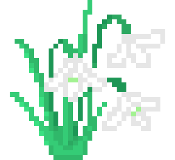 [9b9cad] Flower Pixel Art