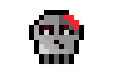 [9664c4] skull face