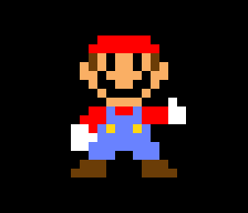 [9664c4] Mario gives a thumbs up!
