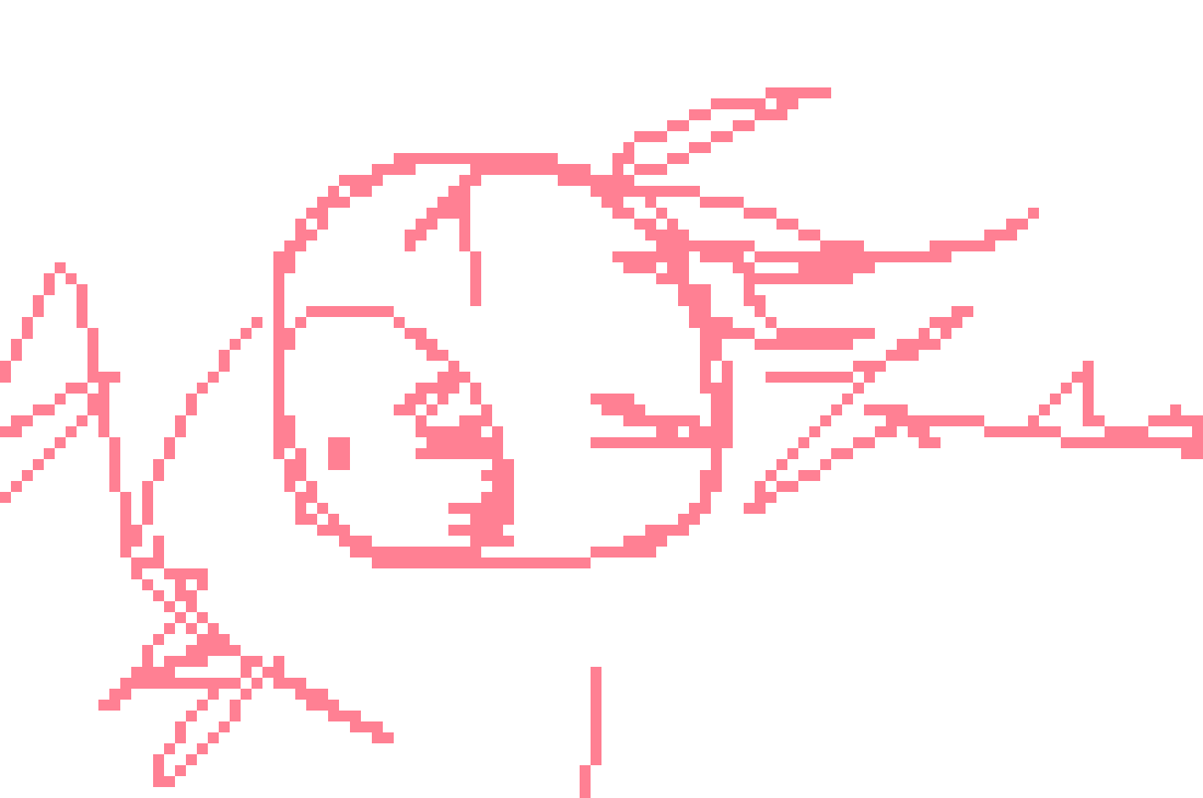 [10b226] 1st time i saw you and you had the most basic pixel face known to mankind. it's been like maybe a month or so and now you've become an eyeball with Real Shading not of the pillow variety (or at least real shading at it's most basic which is still cool)