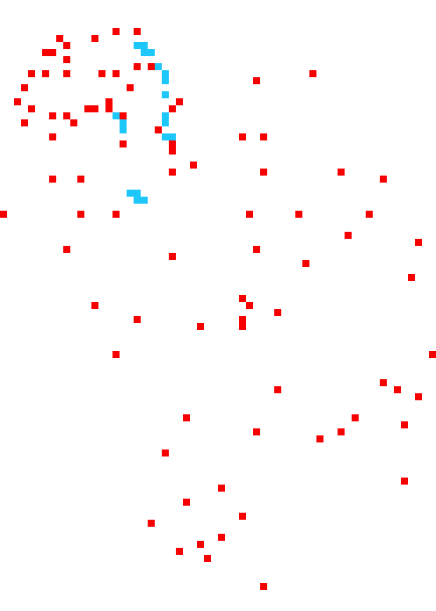 [000266] Red and Blue mess