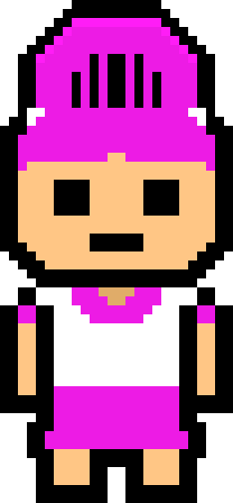 [61c3a2] danganronpa pixel sprite base big - Kotone Chiyoko