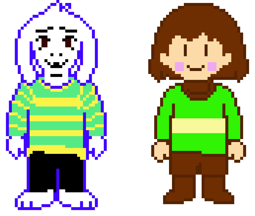 [48a281] Asriel and Chara
