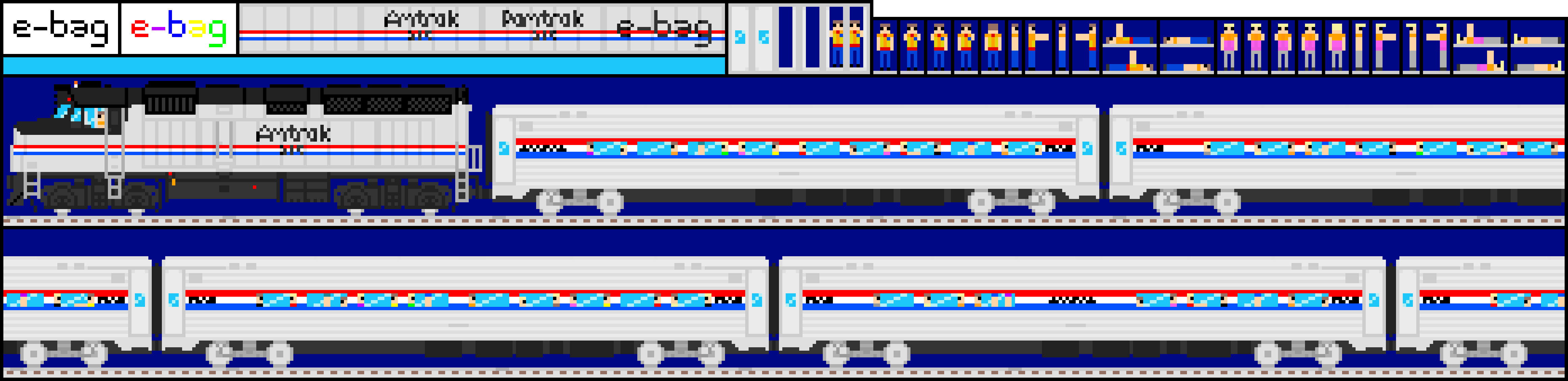 [000885] F40PH W/ Coaches, Characters, and Customize Options (Night)