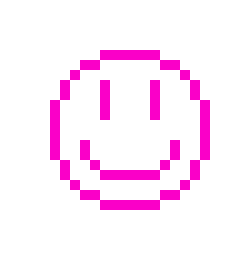 [256d1f] Pixel Smiley Face