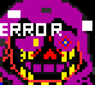 [450a4c] dustale error sans:ERRORS ONLY [blasts gaster blaster next to geno]