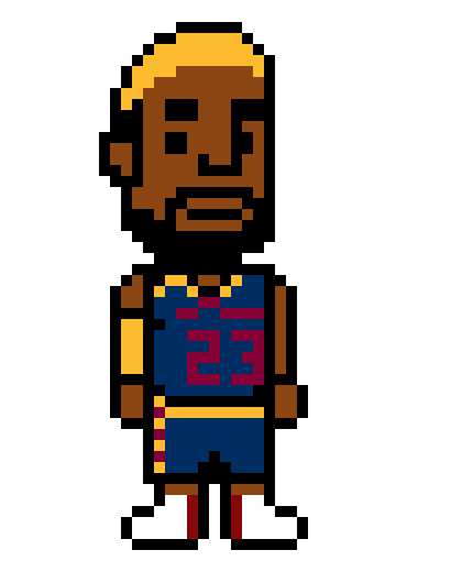 [4a877d] Lebron James Pixel