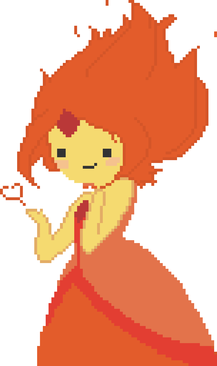 [9664c4] Flame Princess From Adventure Time