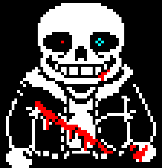 [eaacdb]  last breath Sans phase 2 Sprite (my take)