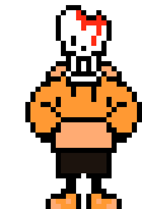 [b7fdf0] There papyrus - Fresh!Ink sans