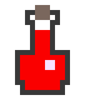 [caed52] free red 8bit rpg potion bottle