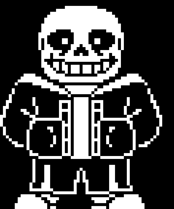 [df4002] [Changed sprites] (Sans stared back)