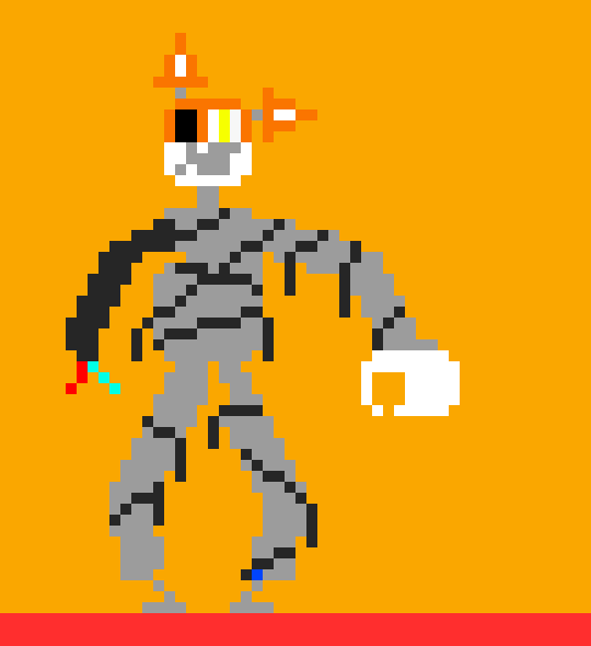 [87ec11] Scraptail (Orange)