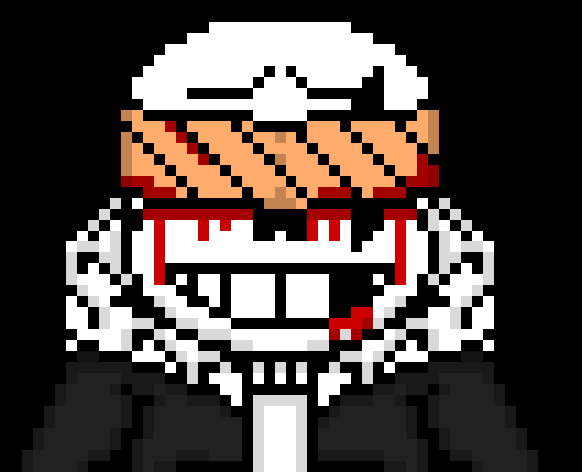 [b63bdb] *has his hand against the wall to feel the corners so he knows when to turn*