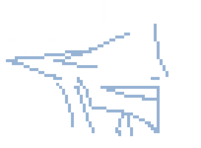 [8295da] and its kind of hard to see from the front but this is a rough sketch of what the side profile is
