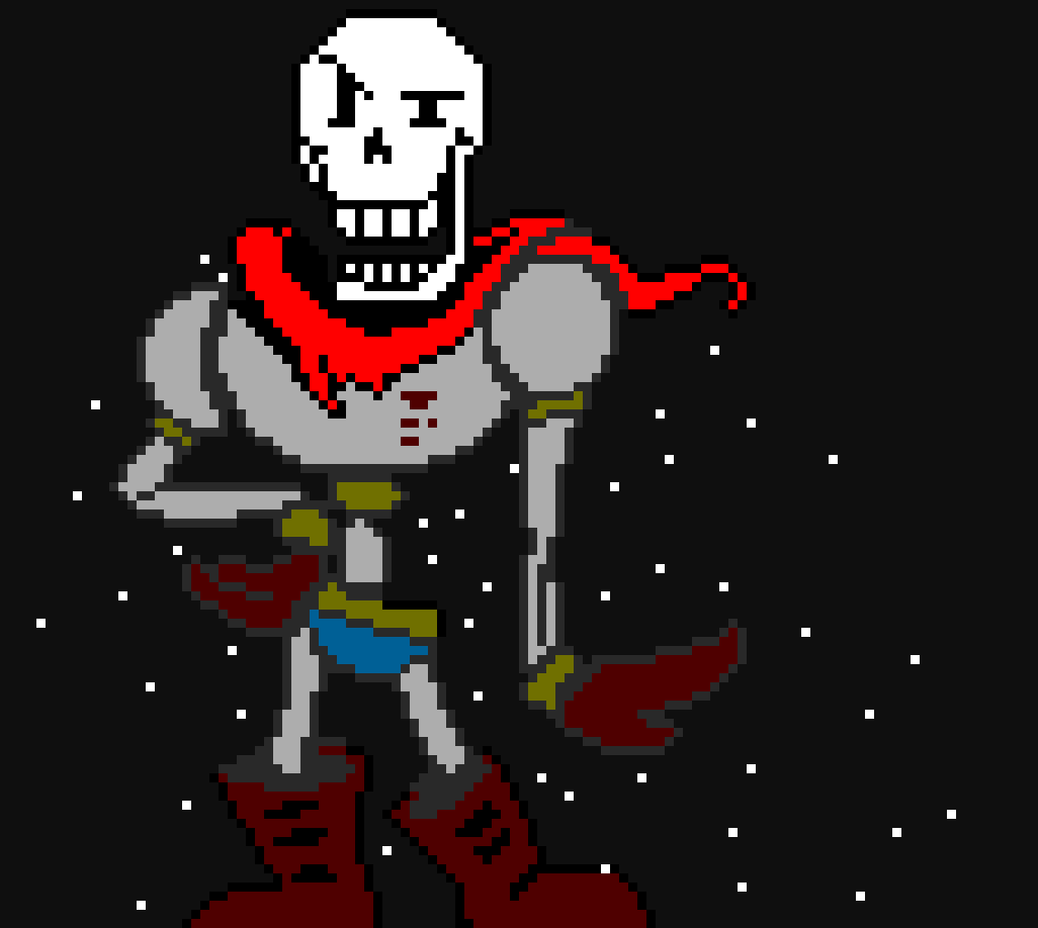 Phantom Papyrus sprite
