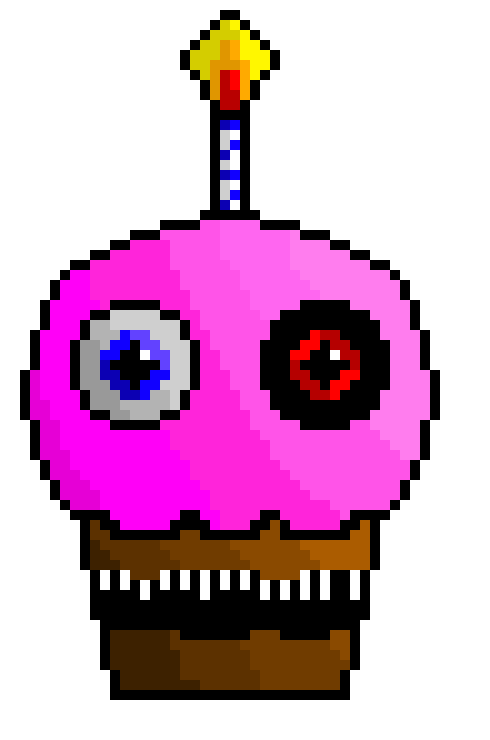 [9664c4] Fnaf Cupcake turning into nightmare cupcake