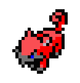 [9664c4] Alternate Rattata (Red and Gray)