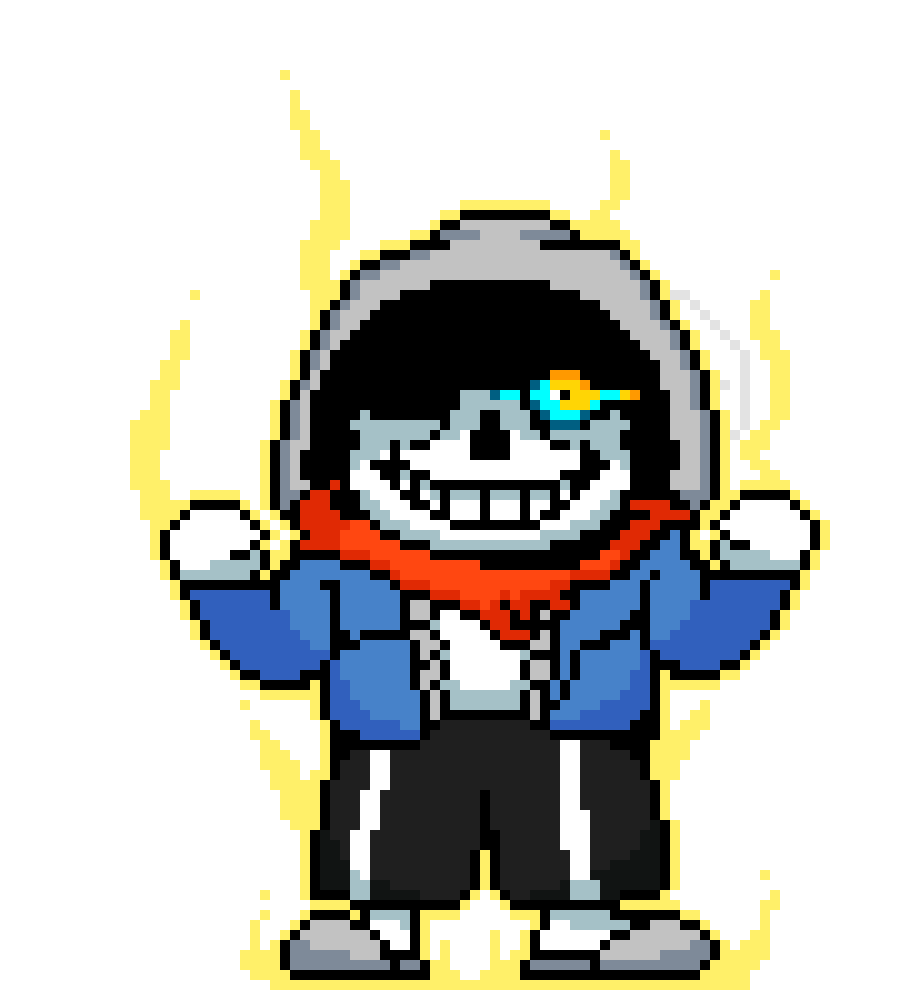 [0b6637] Undertale: The Final Battle/Disbelief Sans Phase 3 Sprite. (IMPROVED)