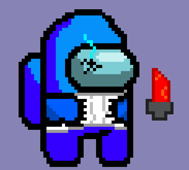 amongtale genocide blue fight (theme: imposterl v imposter) 