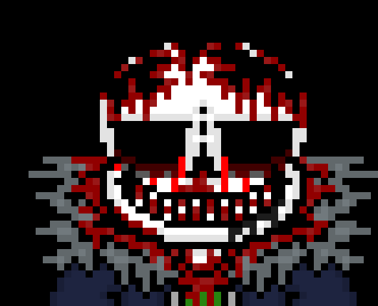 [e8cb42] *putting on his jacket as he purposely gashes his cheek bone with a sharp bone* hehheh *starts breaking through the titanium walls of the chamber*