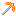 [9664c4] Orange minecraft Pickaxe