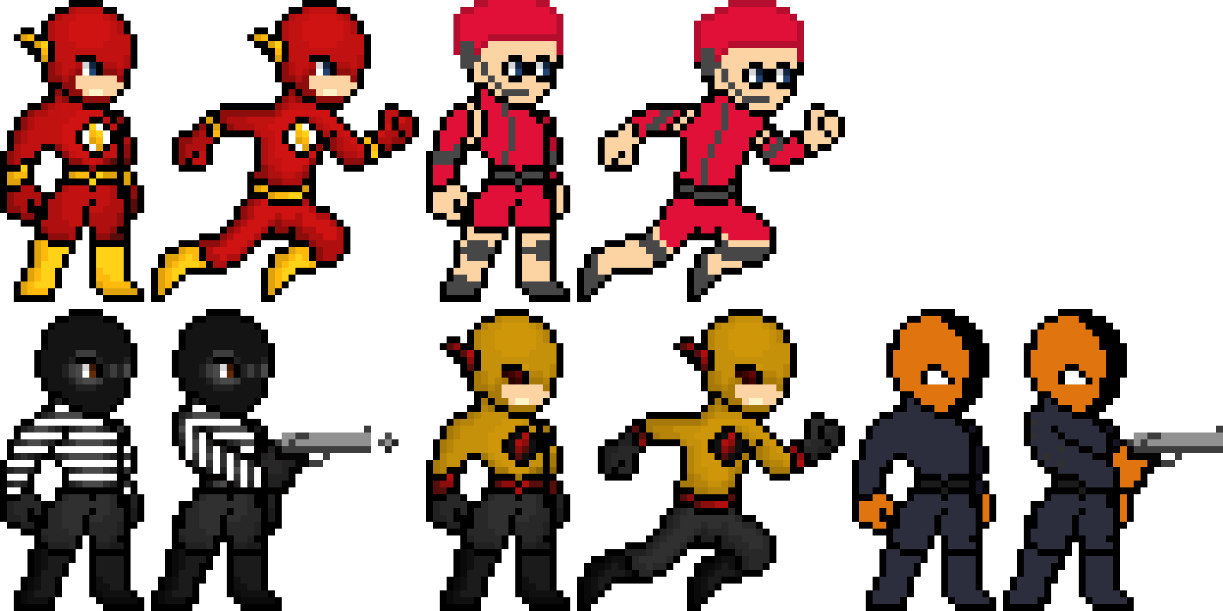 The Flash Pixel Art Collection