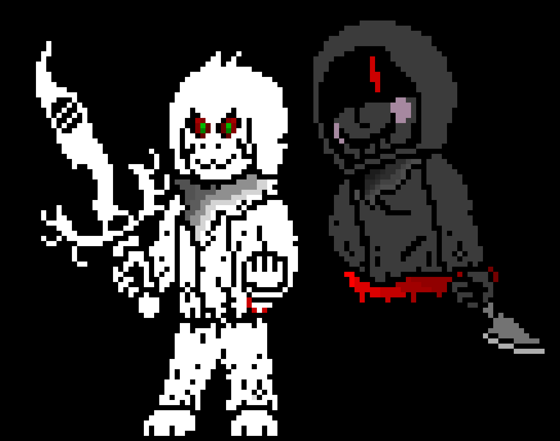 DUST HOPE Asriel (So I tried adding Chara..) - Mmkx