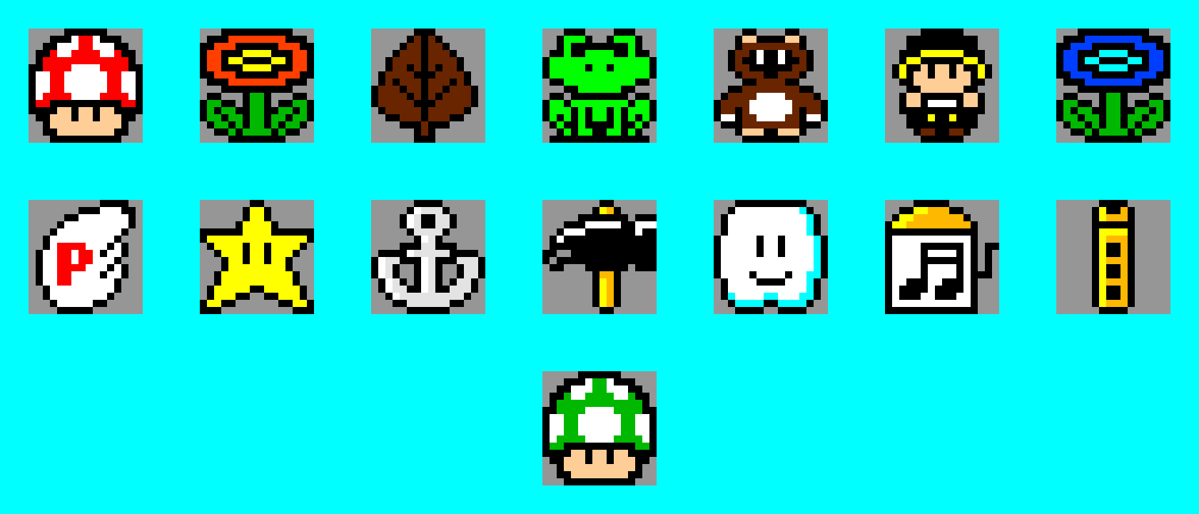 [cb38c5] SMB3 Items