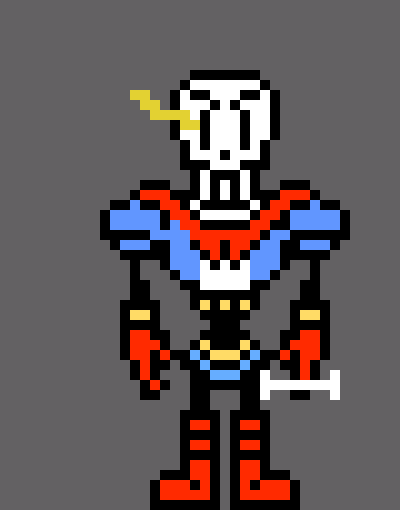 [9664c4] Disbelief 5:Megastand Papyrus' Sprite