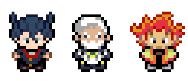 [7f939c] Gen 5 Characters in Gen 3 Style