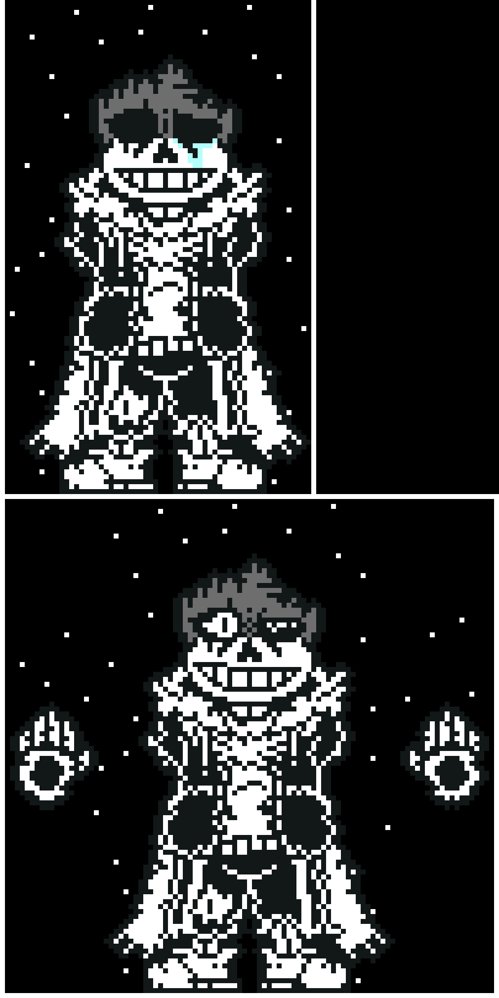 [bacbdc] Fact: If Alphys and Mettaton aren't there in the fight these would be phase 1,5 and phase 2
