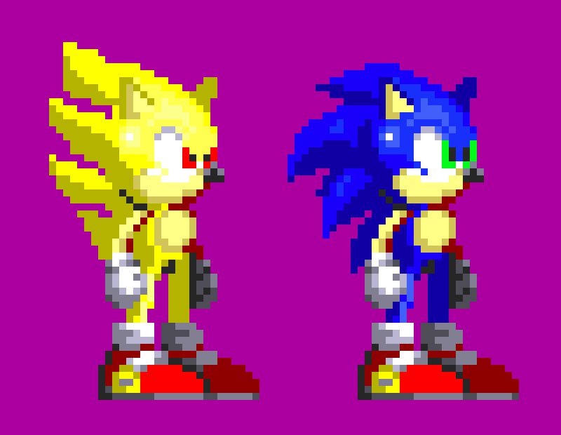 Sonic Heroes Sonic Sprites
