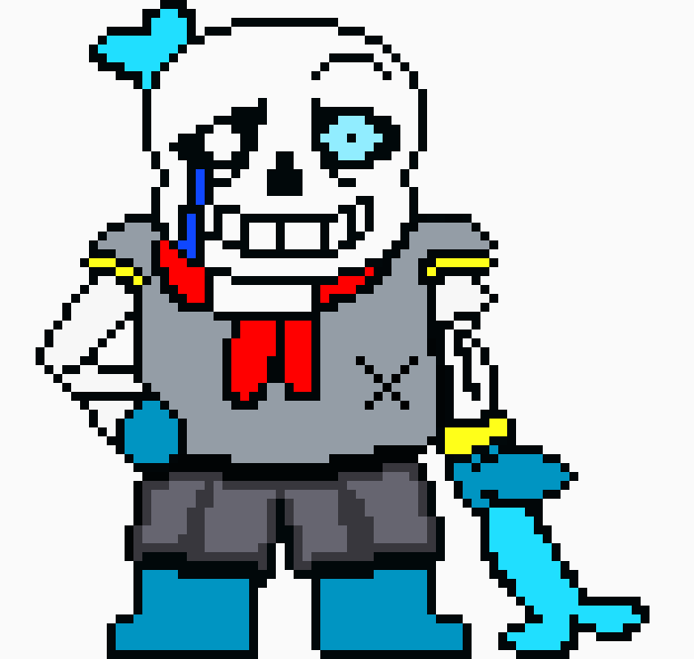 [9664c4] Underswap - Team switched! Blueberry sans disbelief phase 1