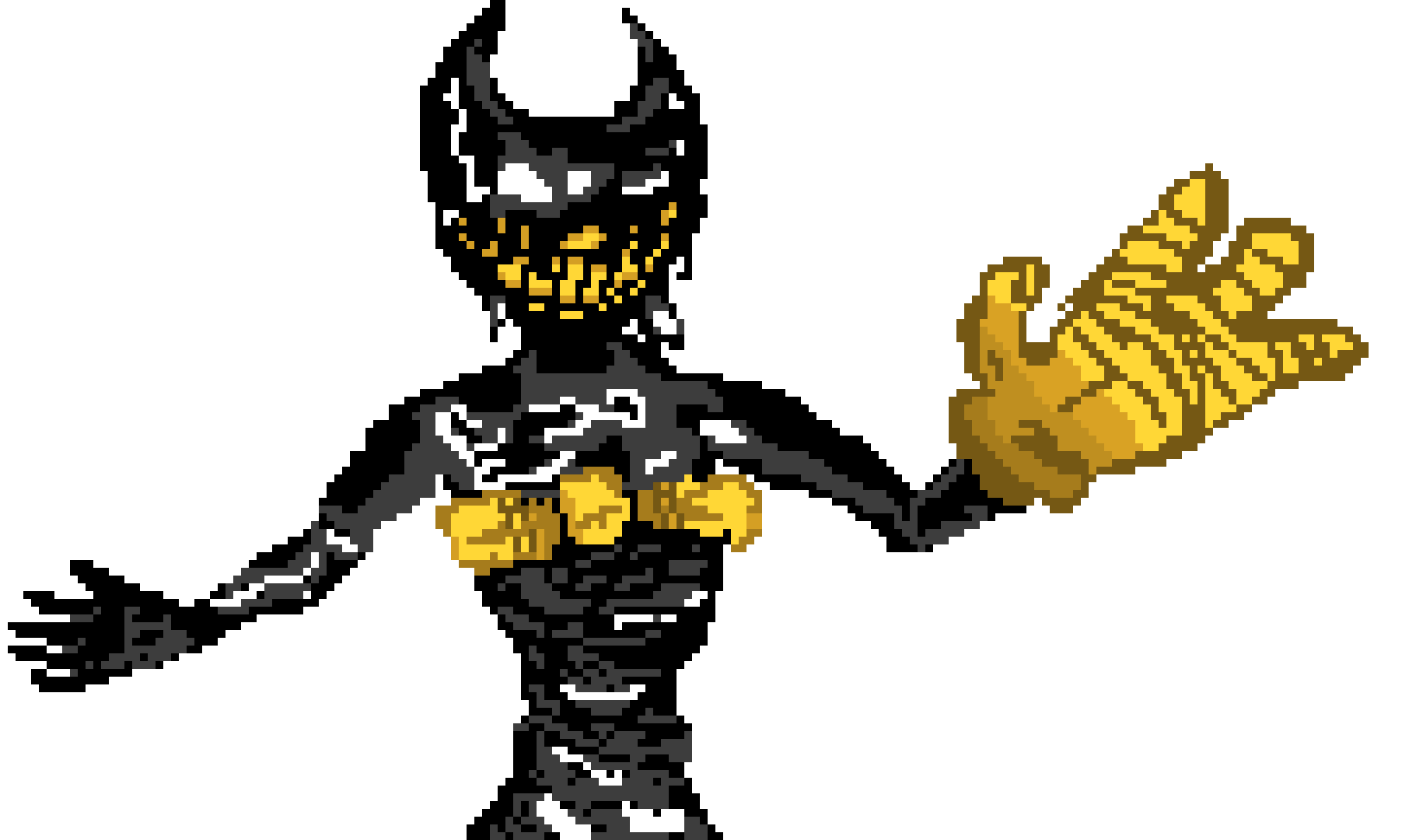 You wanted to fight someone? Fight me, the invincible demon. -The Ink Demon