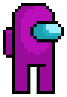 Among Us Purple Guy