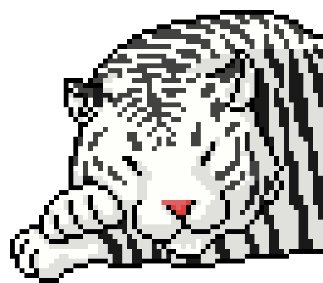 [a97147] White Tiger