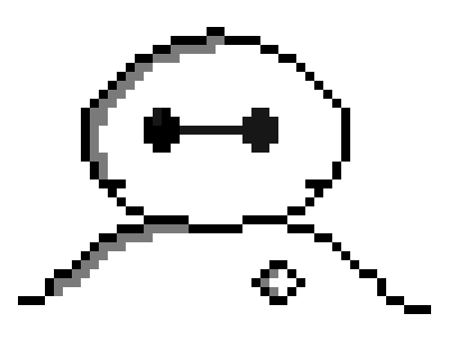 [9664c4] Baymax Pixelated Art (Marcus 😷)